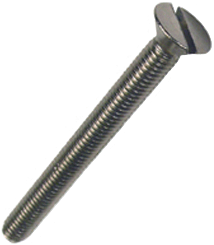 Details about   200 NOS USA Made #5-40 x 1" Slotted Flat Head IRON Machine Screws. 